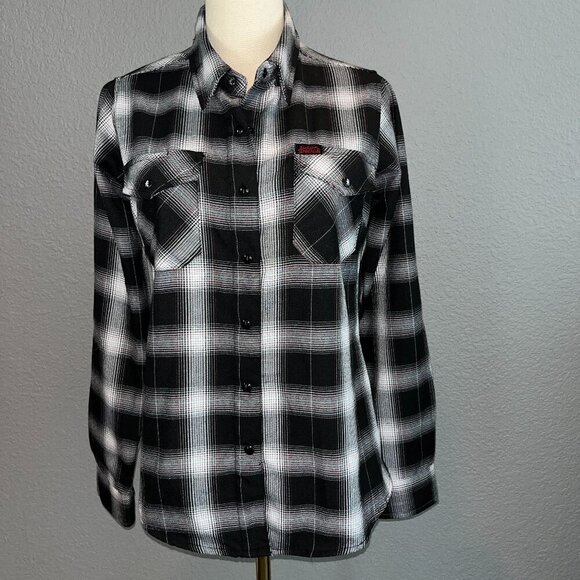 DIXXON FLANNEL CO SUICIDAL TENDENCIES 40TH ANNIVERSARY Limited Edition Women's S - Picture 1 of 15